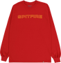 SPITFIRE CLASSIC 87 LONGSLEEVE TSHIRT MEDIUM RED/GOLD/RED