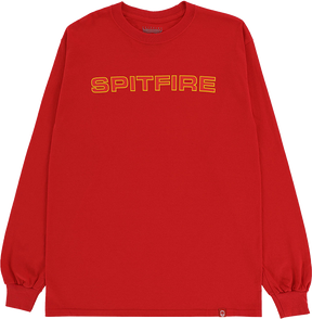 SPITFIRE CLASSIC 87 LONGSLEEVE TSHIRT LARGE  RED/GOLD/RED