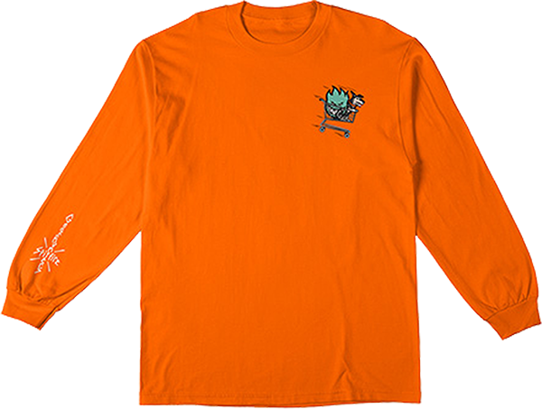 SPITFIRE GNARHUNTERS SPITFIRE CART LONGSLEEVE SMALL ORANGE