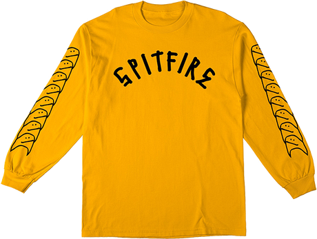 SPITFIRE GONZ SHMOO SLEEVE LONGSLEEVE SMALL GOLD