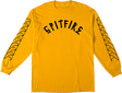 Spitfire Gonz Shmoo Longsleeve Tshirt Gold Black Small