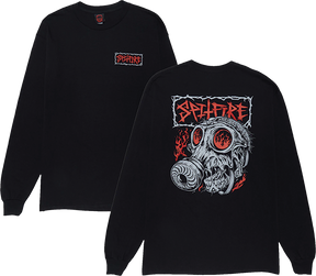 SPITFIRE GAS MASK LONGSLEEVE L-BLACK
