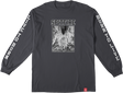 SPITFIRE INFERNO SLEEVE LONGSLEEVE MEDIUM CHARCOAL/BLK/WHT