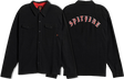 SPITFIRE OLD E EMB FLANNEL LS MEDIUM BLACK