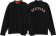 SPITFIRE OLD E EMB FLANNEL LS XLARGE BLACK