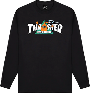 THRASHER TOY MACHINE VORTEX LONGSLEEVE MEDIUM-BLACK