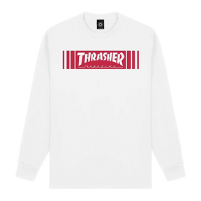 THRASHER BAR LONGSLEEVE TSHIRT LARGE WHITE