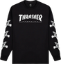 THRASHER MAG LOGO GOAT LONGSLEEVE S-BLACK