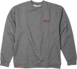 ACE HUTCH CREW/SWT SMALL GUNMETAL/RED