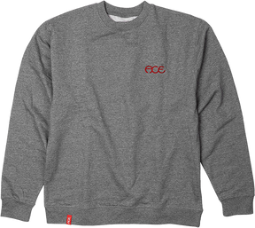 ACE HUTCH CREW/SWT SMALL GUNMETAL/RED