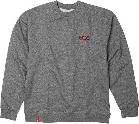 ACE HUTCH CREW/SWT SMALL GUNMETAL/RED