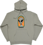 ALIEN WORKSHOP BELIEVE FLEECE HOODIE SMALL CEMENT GREY