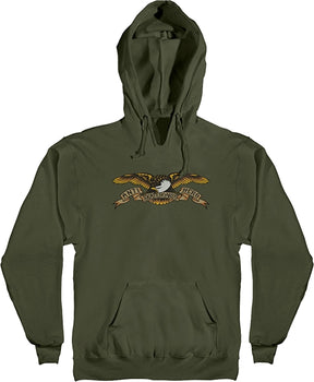 ANTI HERO EAGLE HOODIE SWEATSHIRT SMALL ARMY