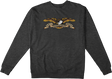 ANTI HERO EAGLE CREWNECK SWEATSHIRT SMALL CHARCOAL HEATHER BLACK