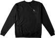 ANTI HERO LIL PIGEON EMROIDERED CREWNECK SWEATSHIRT MEDIUM BLACK