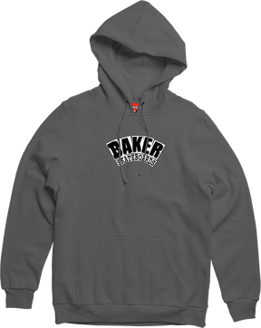 BAKER ARCH HOODIE SMALL CHARCOAL