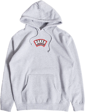 BAKER ARCH LOGO HD SWT MEDIUM HEATHER GREY