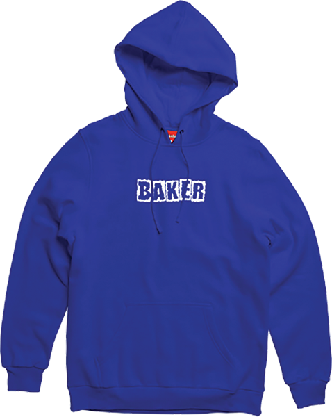BAKER LIBRARY CARD HOODIE SWEATSHIRT MEDIUM ROYAL