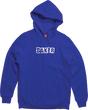 BAKER LIBRARY CARD HOODIE SWEATSHIRT XLARGE ROYAL
