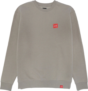 CHOCOLATE SQUARE LOGO CREW/SWT MEDIUM CEMENT GREY