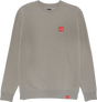 CHOCOLATE SQUARE LOGO CREW/SWT MEDIUM CEMENT GREY