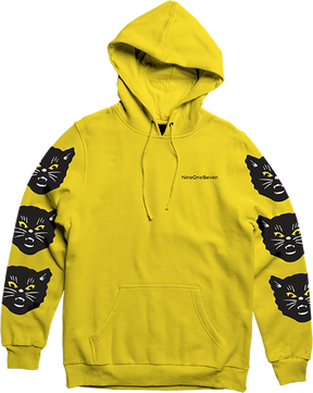 CALL ME 917 BLACK CAT HD/SWT SMALL GOLD