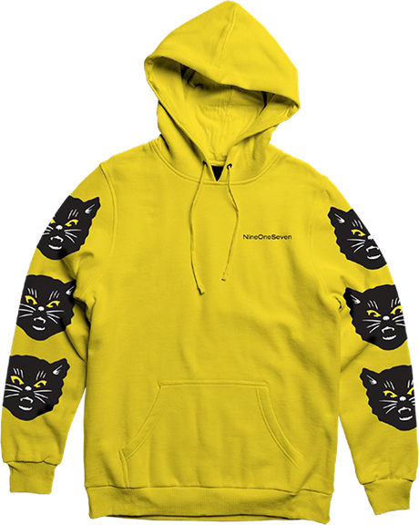 CALL ME 917 BLACK CAT HD/SWT MEDIUM GOLD