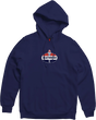DEATHWISH MOTOR SPIRITS HOODIE SWEATSHIRT SMALL-NAVY