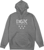 DGK ALL STAR FLEECE HOODIE SWEATSHIRT SMALL CHARCOAL