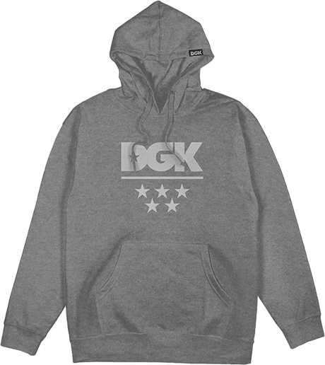 DGK ALL STAR FLEECE HOODIE SWEATSHIRT MEDIUM CHARCOAL