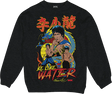 DGK BRUCE LEE FURY FLEECE CRW/SWT MEDIUM CHARCOAL HTHR