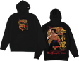 DGK BRUCE LEE LIL DRAGON FLEECE HOODIE SWEATSHIRT MEDIUM BLACK