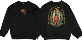 DGK GUADALUPE CREWNECK SWEATSHIRT LRG-BLACK