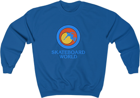 45RPM SKATEBOARD WORLD CREW/SWT SMALL BLUE