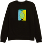 KROOKED FREAK SHOWS CREWNECK SWEATSHIRT SMALL BLACK