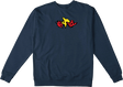 KROOKED LADYBUG CLASSIC CREW/SWT MEDIUM NAVY HEATHER
