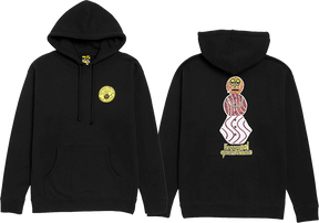 KROOKED QS SNACKMAN HOODIE LARGE BLACK