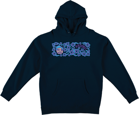KROOKED SWEATPANTS REDUX HOODIE SWEATSHIRT MEDIUM NAVY