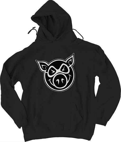 PIG HEAD HD/SWT SMALL BLACK