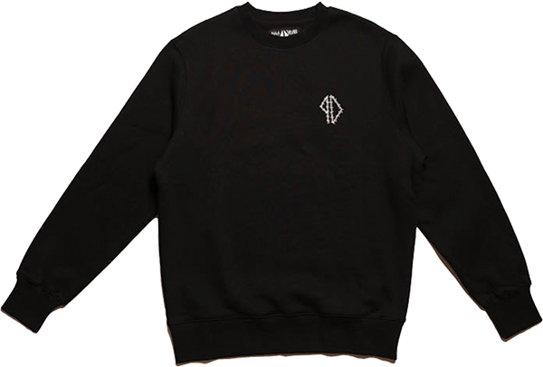 PISS DRUNX BARBED CREWNECK SWEATSHIRT XLARGE BLK