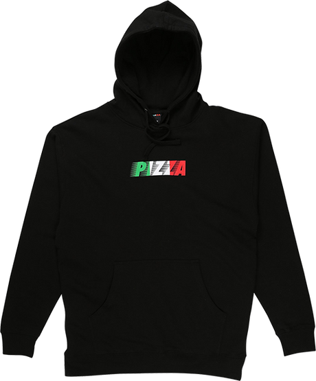 PIZZA SPEEDY HOODIE MEDIUM BLACK