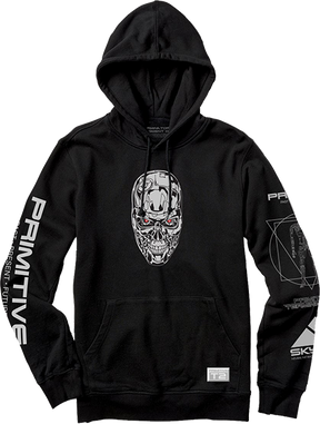 PRIMITIVE T2 SKYNET HOODIE SMALL BLACK