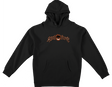 SPITFIRE IMMORTAL FIRE HOODIE SWEATSHIRT MEDIUM BLACK