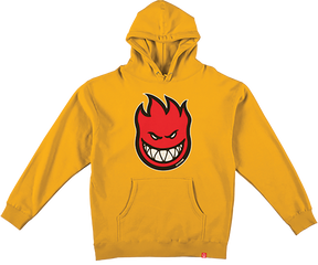 SPITFIRE BIGHEAD FILL HOODIE SWEATSHIRT XXLARGE GOLD/RD/WT/BK