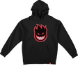 SPITFIRE BIGHEAD FILL HOODIE SMALL-BLK/BLK/RED/WHT
