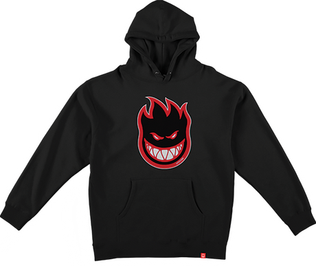 SPITFIRE BIGHEAD FILL HOODIE SMALL-BLK/BLK/RED/WHT