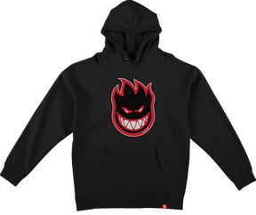 SPITFIRE BIGHEAD FILL HOODIE MEDIUM-BLK/BLK/RED/WHT