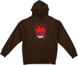 SPITFIRE BIGHEAD FILL HOODIE SWEATSHIRT SMALL BRN/RED/BLK/WHT