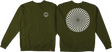 SPITFIRE CLASSIC SWIRL CREW/SWT SMALL ARMY/WHITE