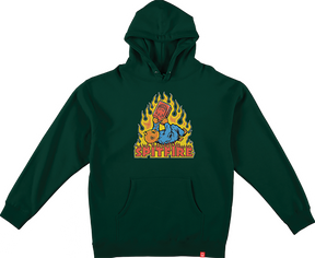 SPITFIRE DEMONSEED HOODIE SMALL-ALPINE GREEN